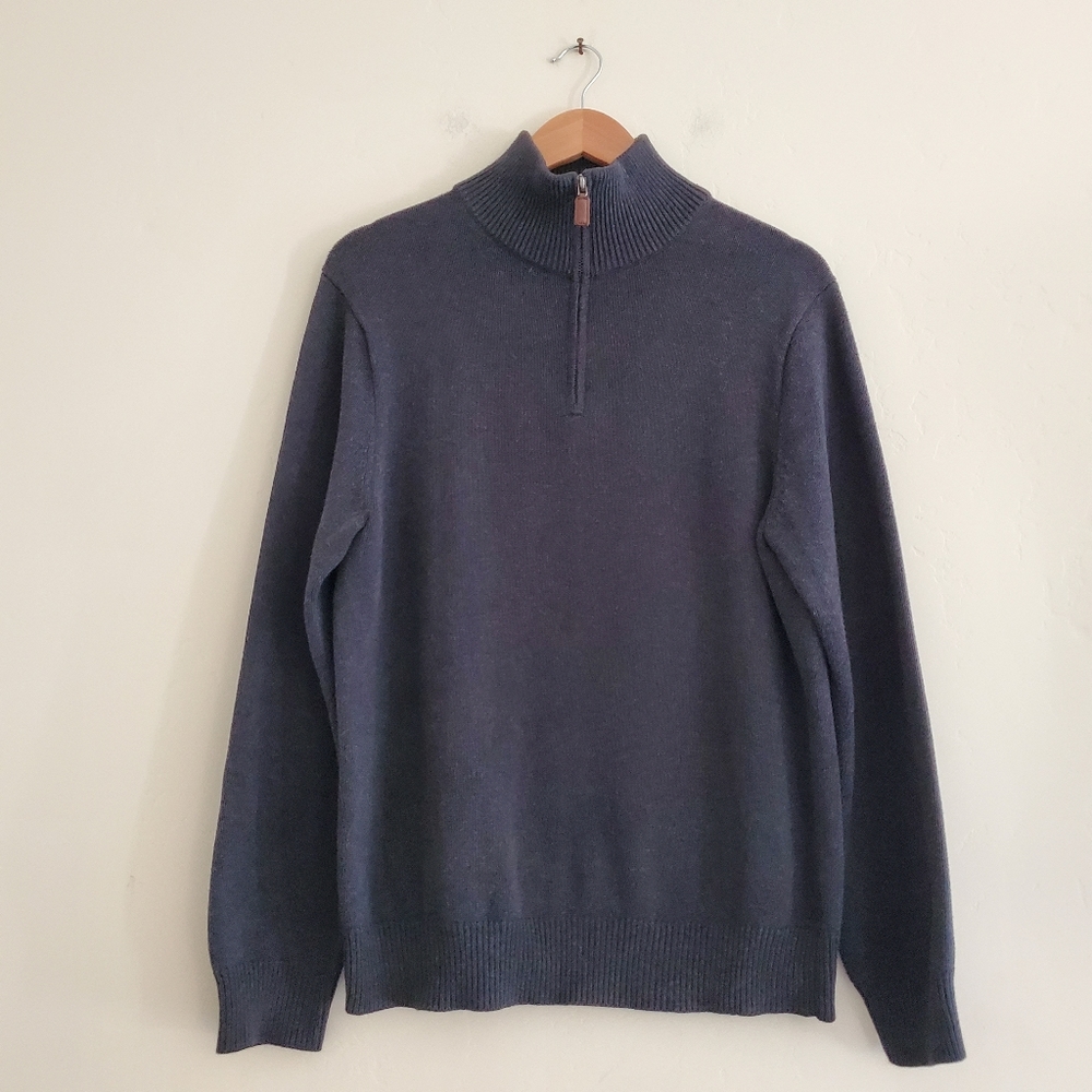 J. Crew Men's Half-Zip Sweater Long Sleeves Medium